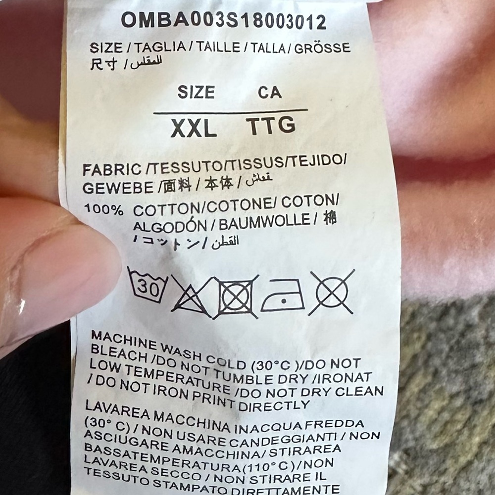 Off-White 2013 Main Label c/o Virgil Abloh Global Warming Cherry Blossom Hoodie - Picture 8 of 8